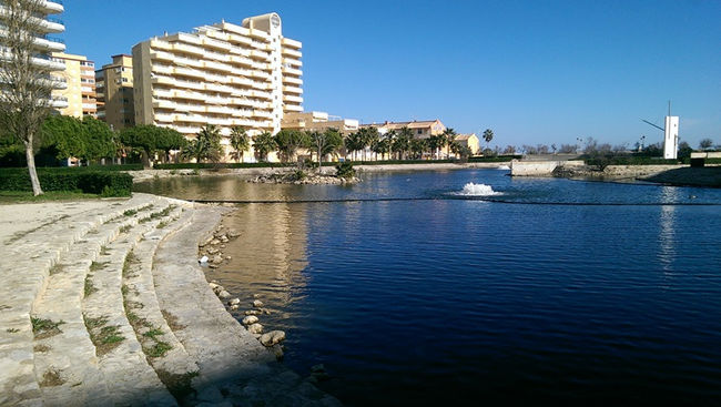 L’Ajuntament actua en el llac de la Goleta per a millorar la recepció de les aigües pluvials