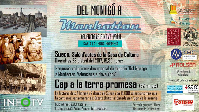 Este divendres duem a Sueca el nostre documental 'Cap a la terra promesa', el primer de la s