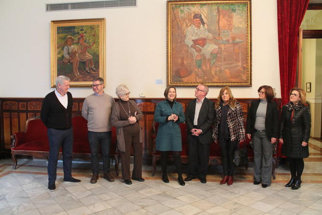 El Tio Navarrot del pintor Claros s'exposarà durant cinc anys a l'Ajuntament de Sueca per co