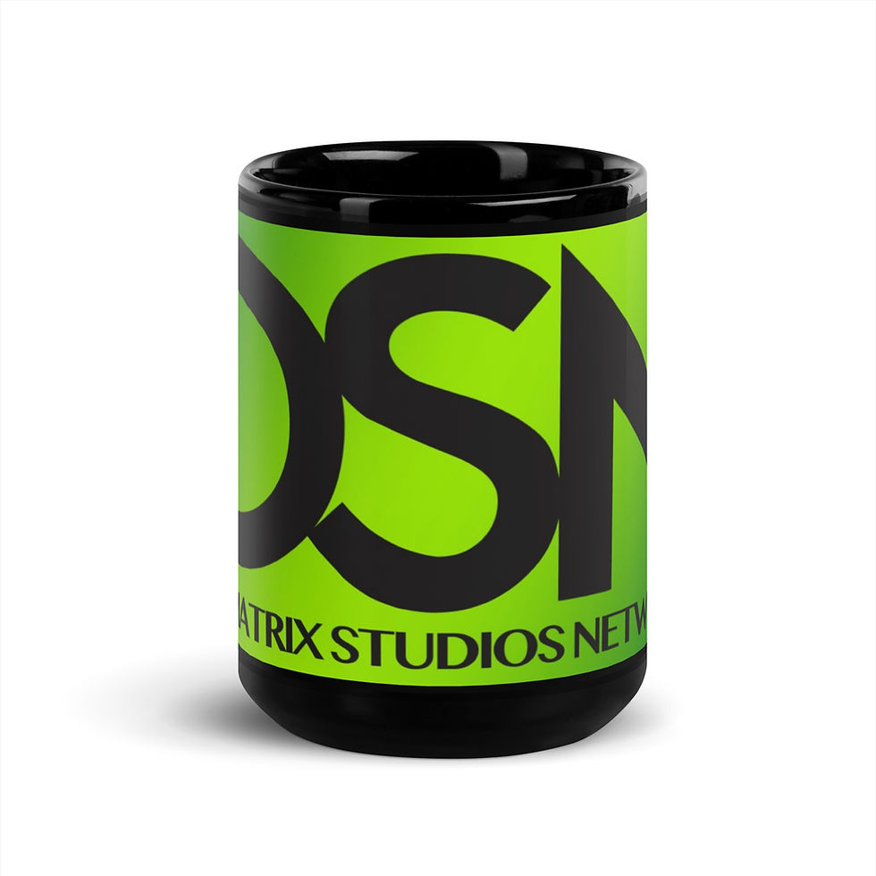Thumbnail: DSN Black Glossy Mug