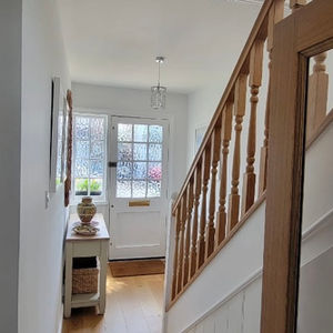 Bright Hallway and Interior Design