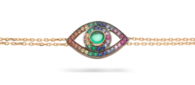 Eye Bracelet- Rainbow