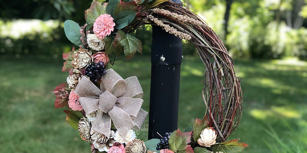 CANCELLED - Wood Flower Spring Wreath Class