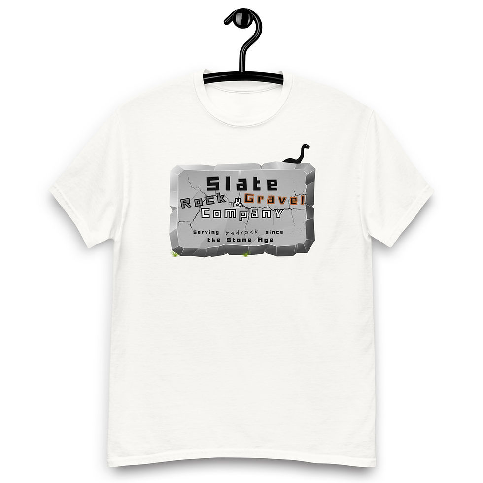 Thumbnail: Slate Rock & Gravel Co. Corporate Tee - Flintstones-inspired Retro Apparel