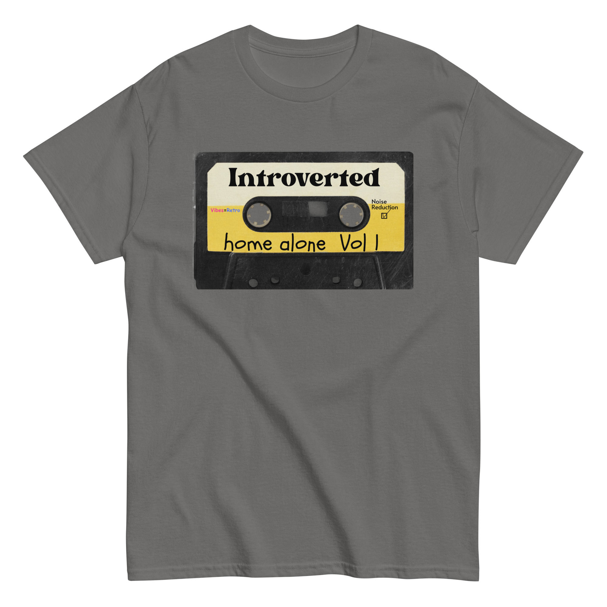 Introverted Mixtape Tee - 80s Cassette Personality Apparel