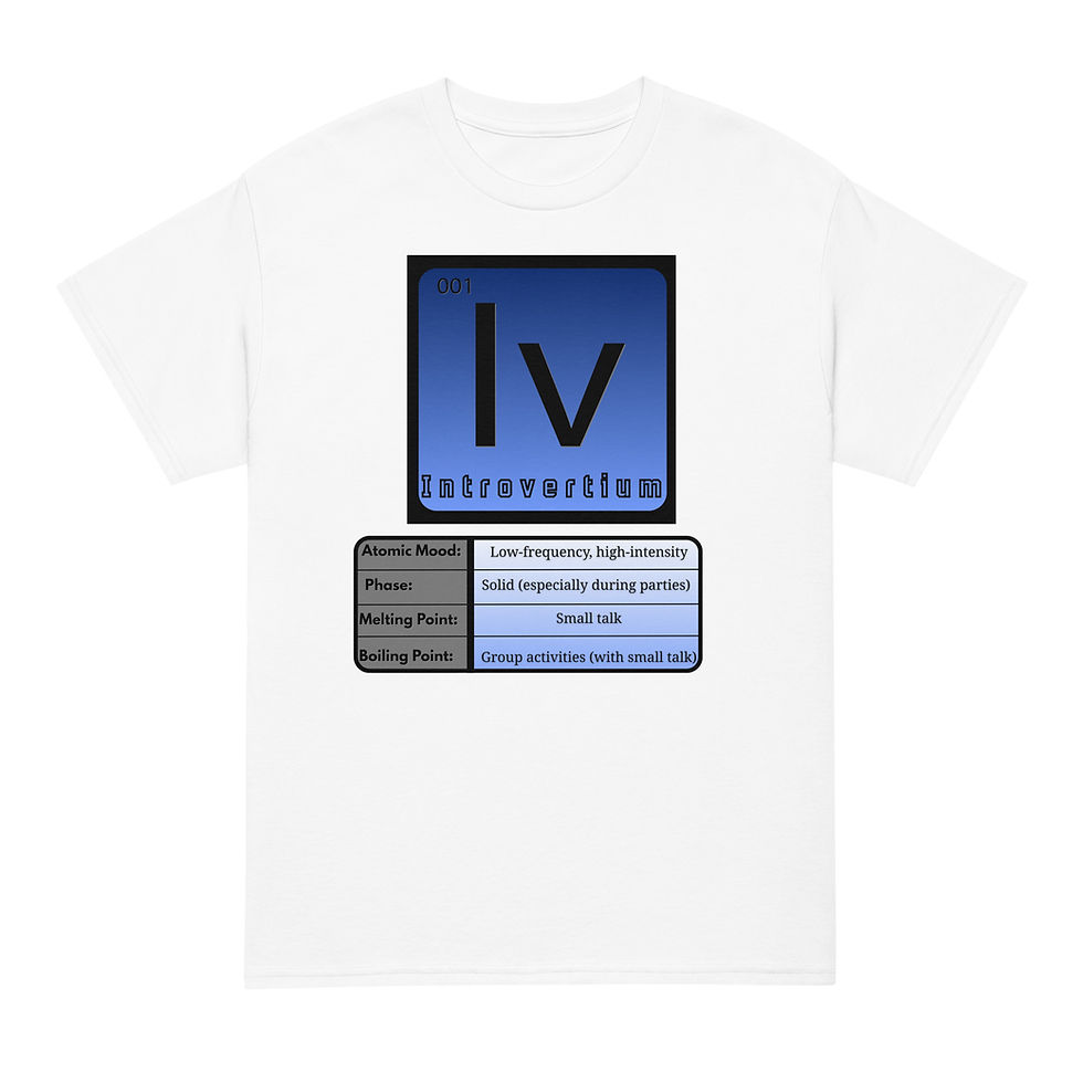 Thumbnail: Introvert Periodic Table of Personality Shirt