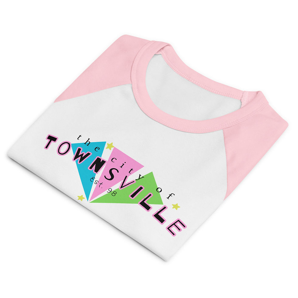 Thumbnail: The City of Townsville Women's Raglan Baby Tee