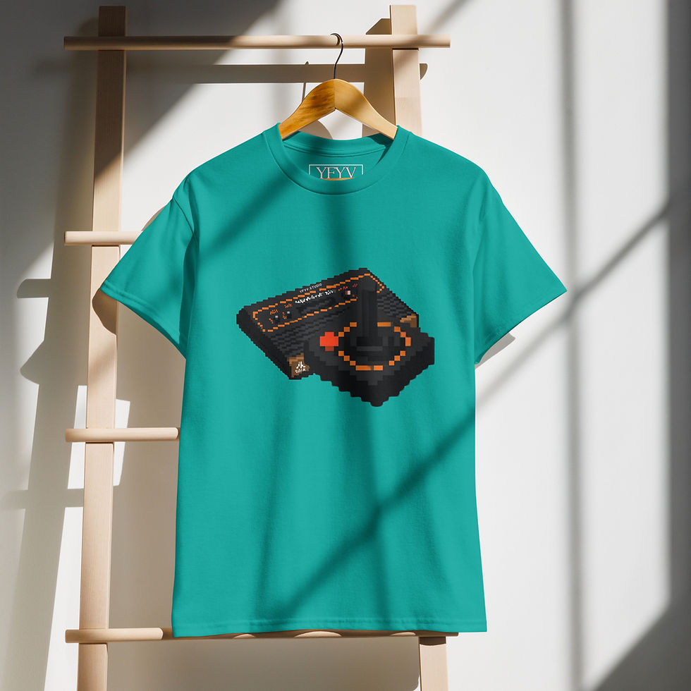 Thumbnail: Classic 8-Bit Joystick Graphic T-Shirt | Vintage 80s Gaming Graphic Tee