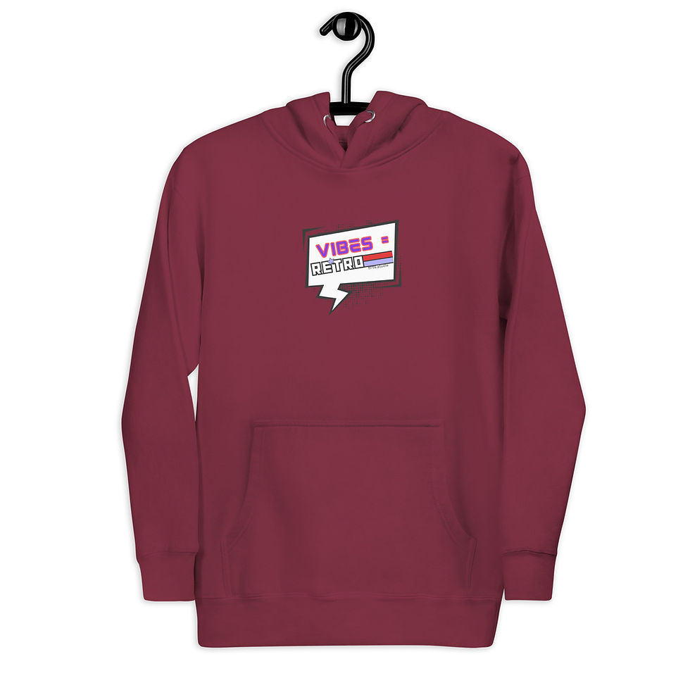 Thumbnail: Introvert Vintage Arcade Hoodie - Pac-Man-inspired Personality Apparel