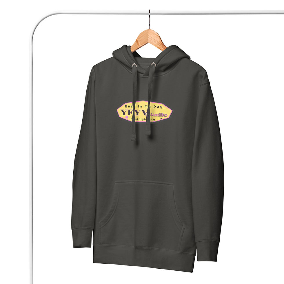 Thumbnail: front of a grey hoodie that says Vintage Introvert | From yfyv.studio