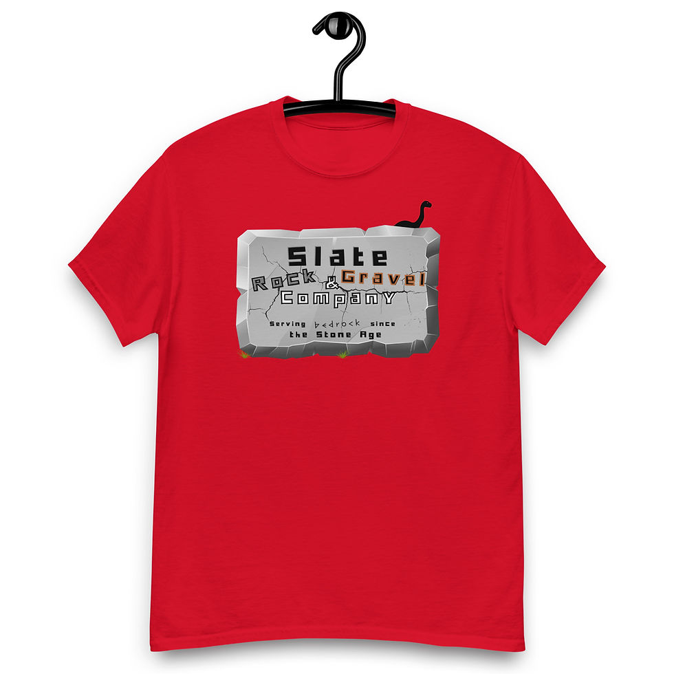 Thumbnail: Slate Rock & Gravel Co. Corporate Tee - Flintstones-inspired Retro Apparel