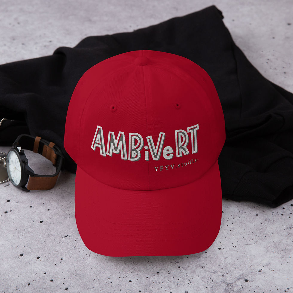 Thumbnail: Ambivert | Classic curved visor 'Dad' Hat
