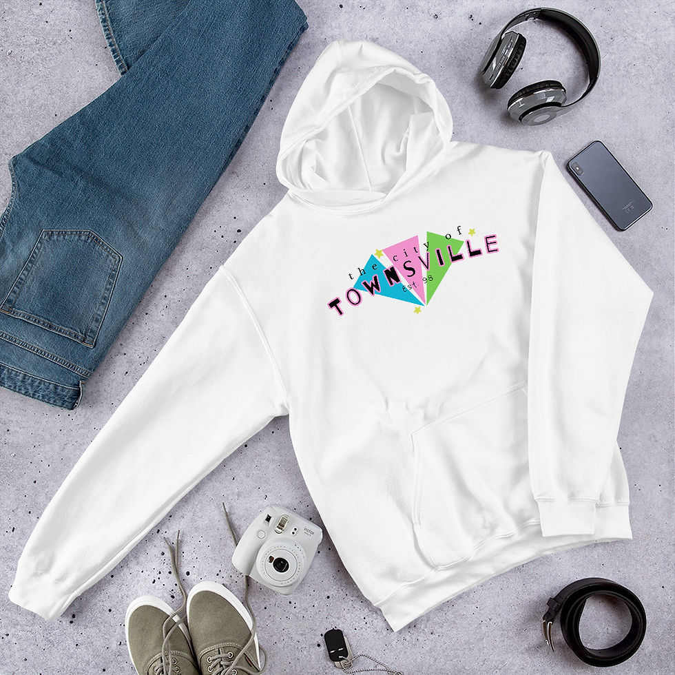 Thumbnail: City of Townsville Hoodie - Powerpuff Girls-inspired Tourism Apparel