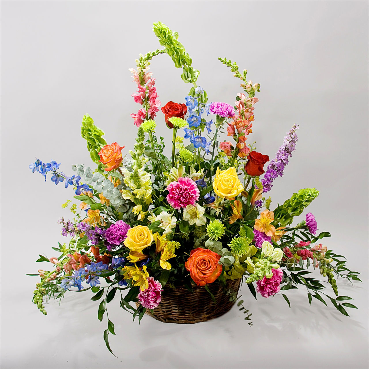 Mixed Sunshine Basket Arrangement