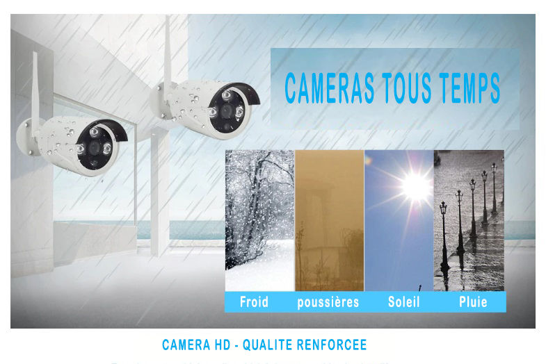 Miniature : kit de surveillance Vidéo HD - 4 Caméras