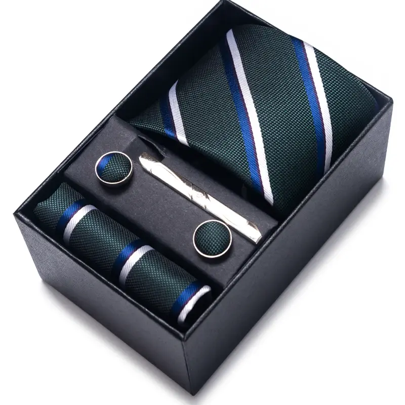 Thumbnail: 2023 Fashion 7.5-8 Cm Wide Tie Sets Black Blue Red Men's Neck Tie