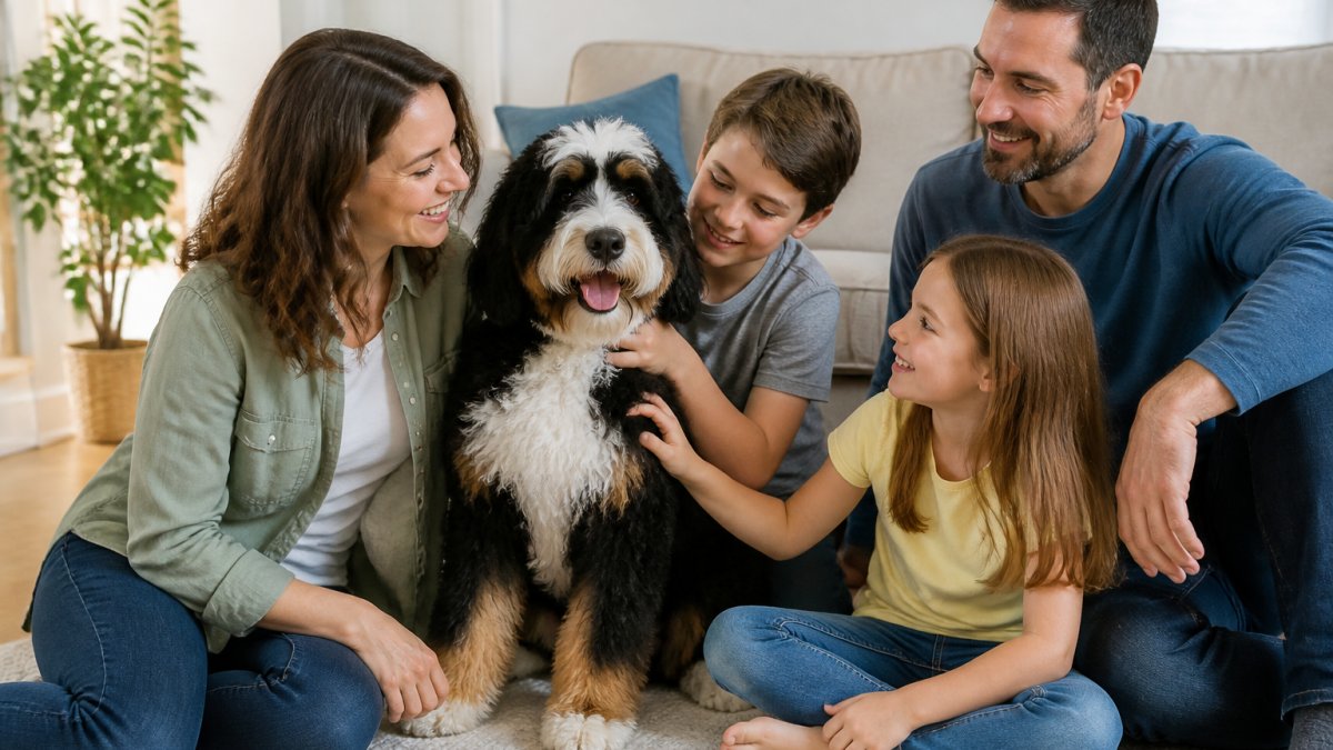 Are Bernedoodles Good for Families? What to Know