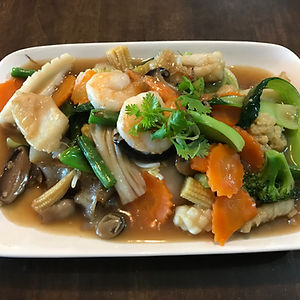 Seafood Fried Rice Noodle