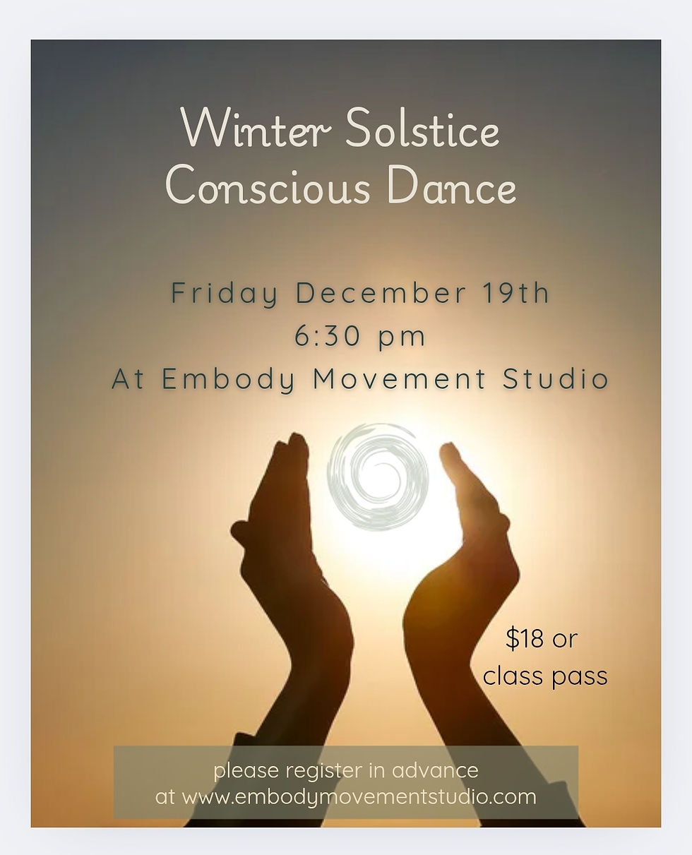 Winter Solstice Conscious Dance