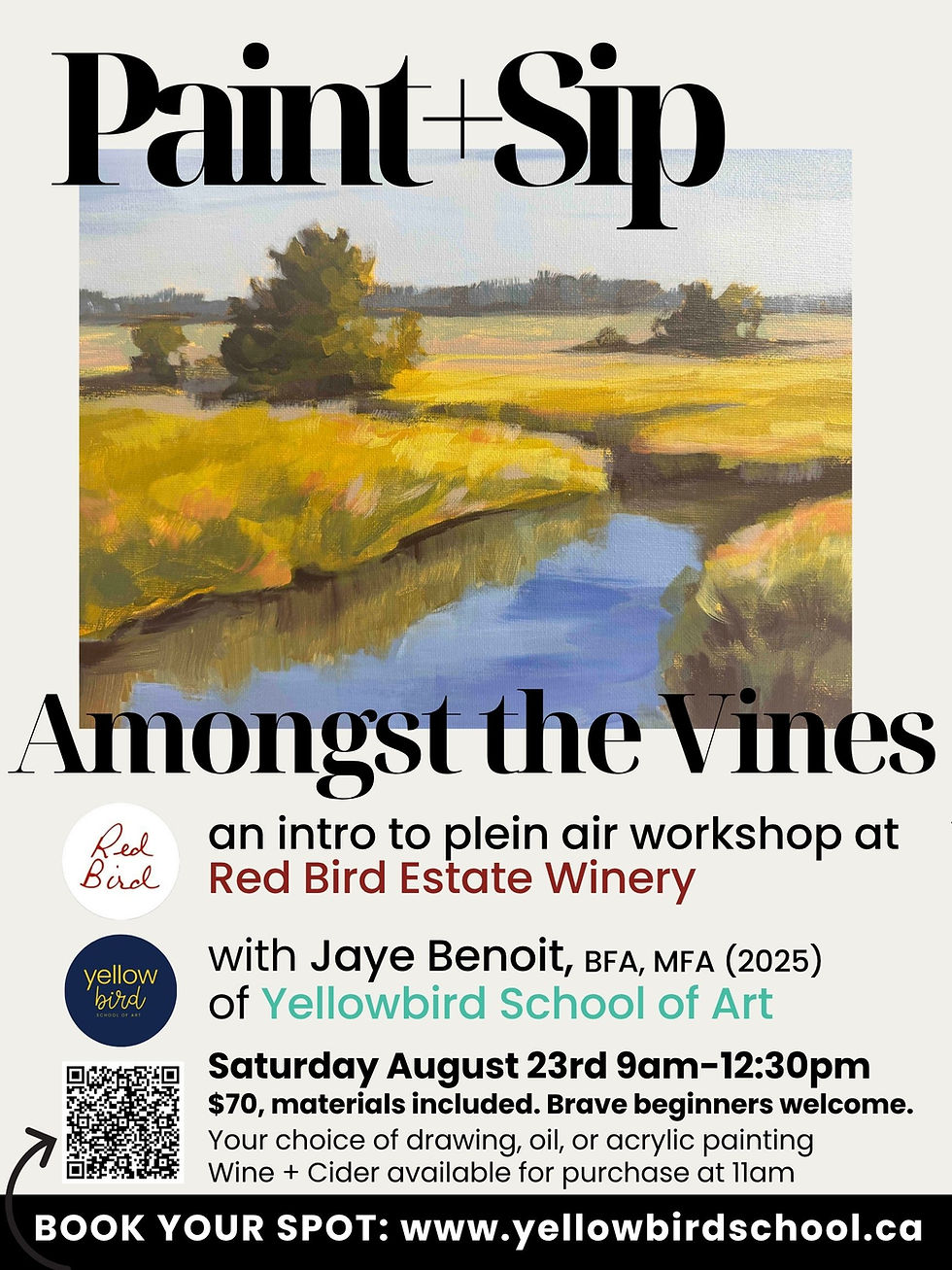 Intro to Plein Air Workshop with Jaye Benoit at Red Bird Estate Winery