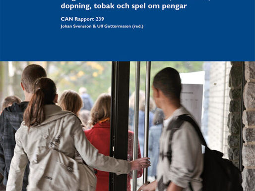 Drug use decreasing among young people in Sweden