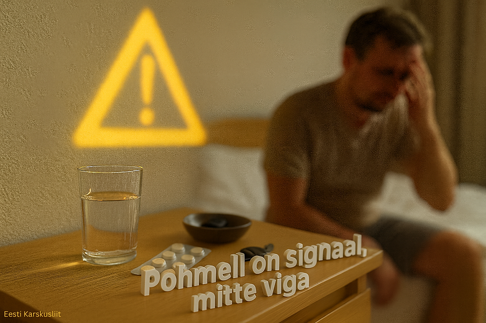 Pohmell on signaal, mitte viga
