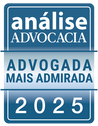 A sócia Virgínia Rodarte, recebe o destaque de advogada mais admirada, Especialidade / Regulatório.