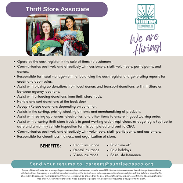 Thrift Store Associate Hiring Flyer.png