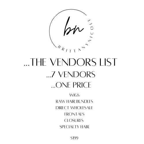 Hair Vendor List