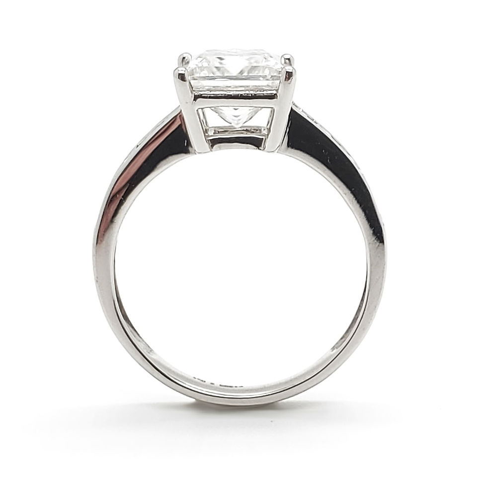 Thumbnail: Princess-Cut Lab-Grown Diamond Ring | Diamond Galaxy