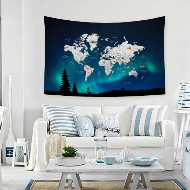 Thumbnail: Neoo Shopper, World Map, Wall Art, custom made, umap, wallpaper, wall décor, 裝潢, 壁紙, 壁貼, 世界地圖, 台灣地圖,