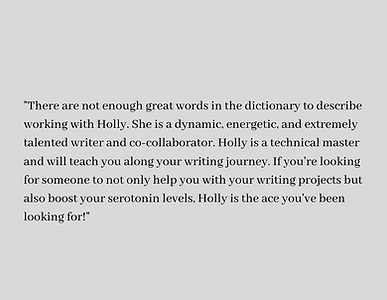 Client testimonial
