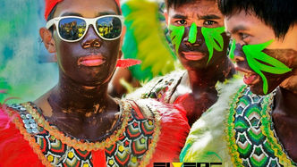 April 14, 2012 - Tribu Pan-ay represented, for the second time, the Dinagyang Festival at the annual Aliwan Fiesta. As always Dinagyang is a crowd favorite for its uniqueness, dynamic performances and drums that make your heartbeat stop. The Ilonggo warriors are the best performers which is why Dinagyang won grand slam (having been champions for three straight years starting in 2010-2012). I Photos by Elvert Bañares