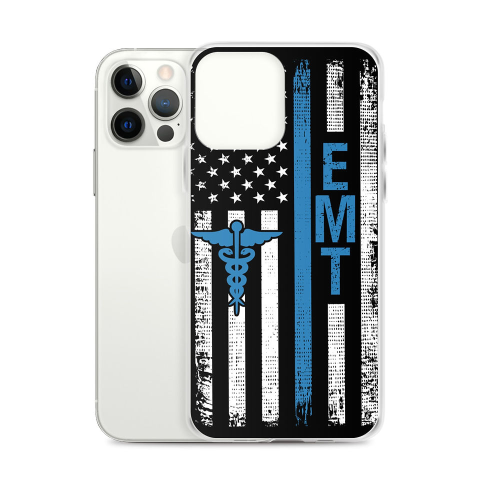 Thumbnail: EMT Vertical Flag iPhone Case