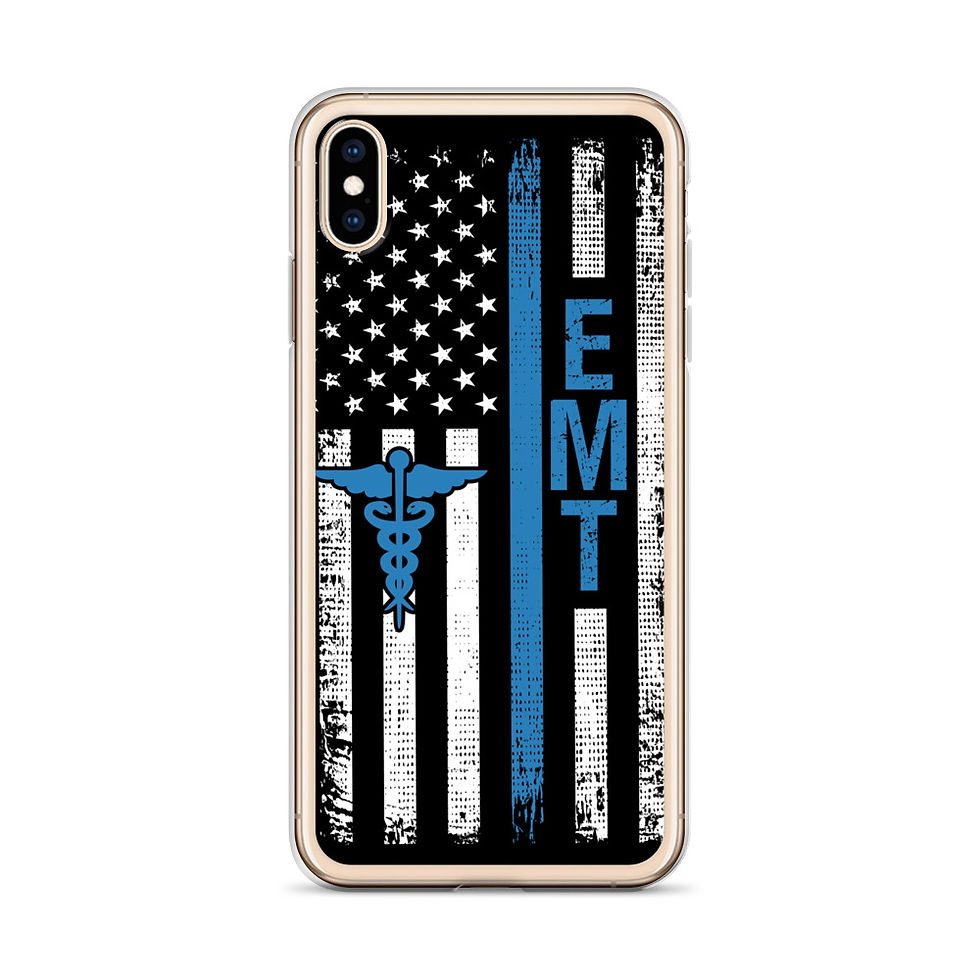 Thumbnail: EMT Vertical Flag iPhone Case