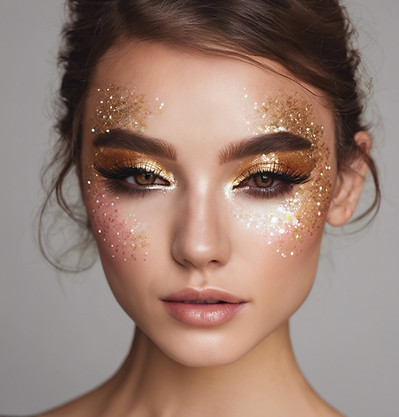 young lady with glitter in a design around the eye.jpg