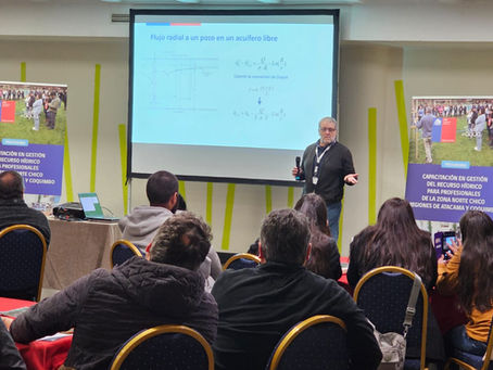 Capacitan a profesionales del Norte Chico en gestión del recurso hídrico