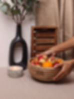 Vanchai Cane Round Basket Kitchenware