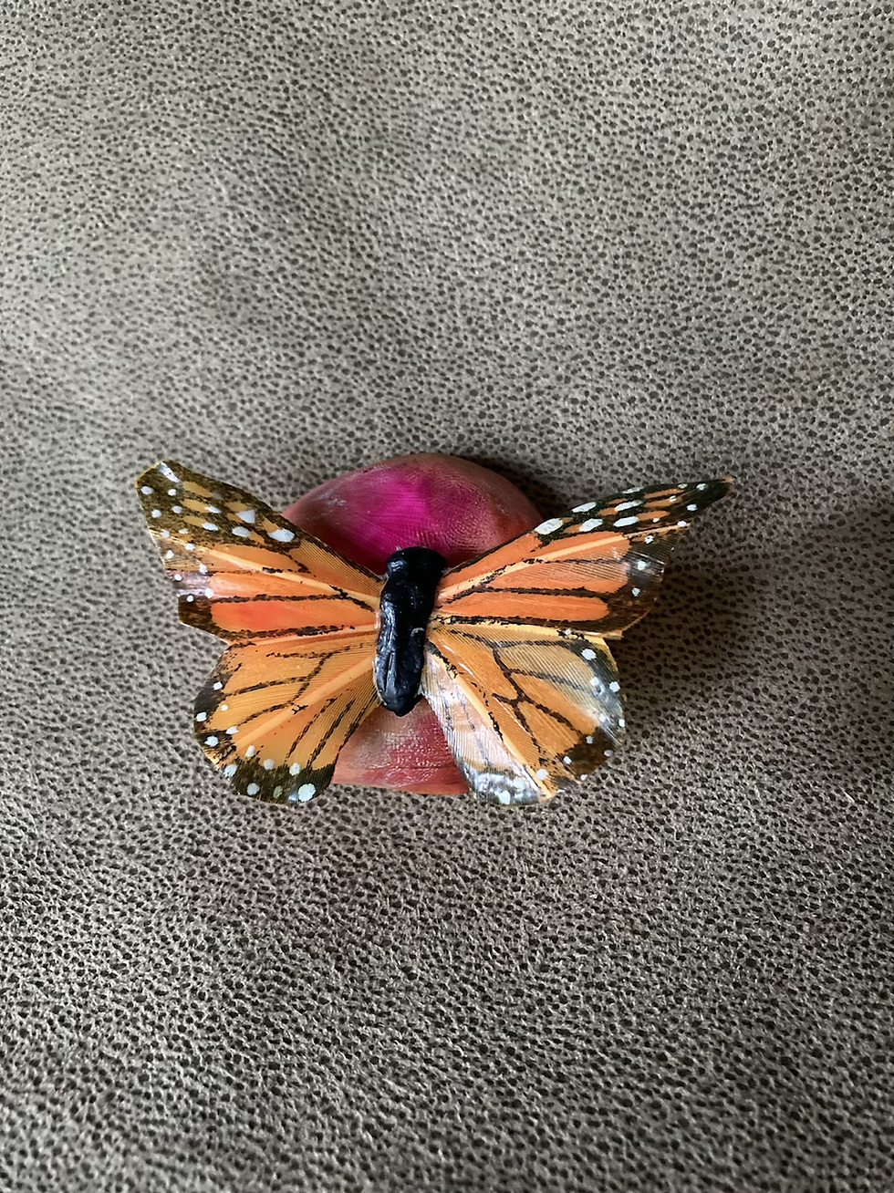Thumbnail: Tiny Orange Butterfly jar
