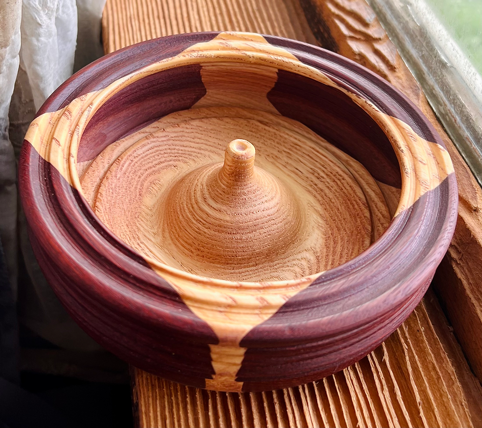 Thumbnail: John - Two Toned Wood Smart Phone Amplifier and Catch-All Bowl