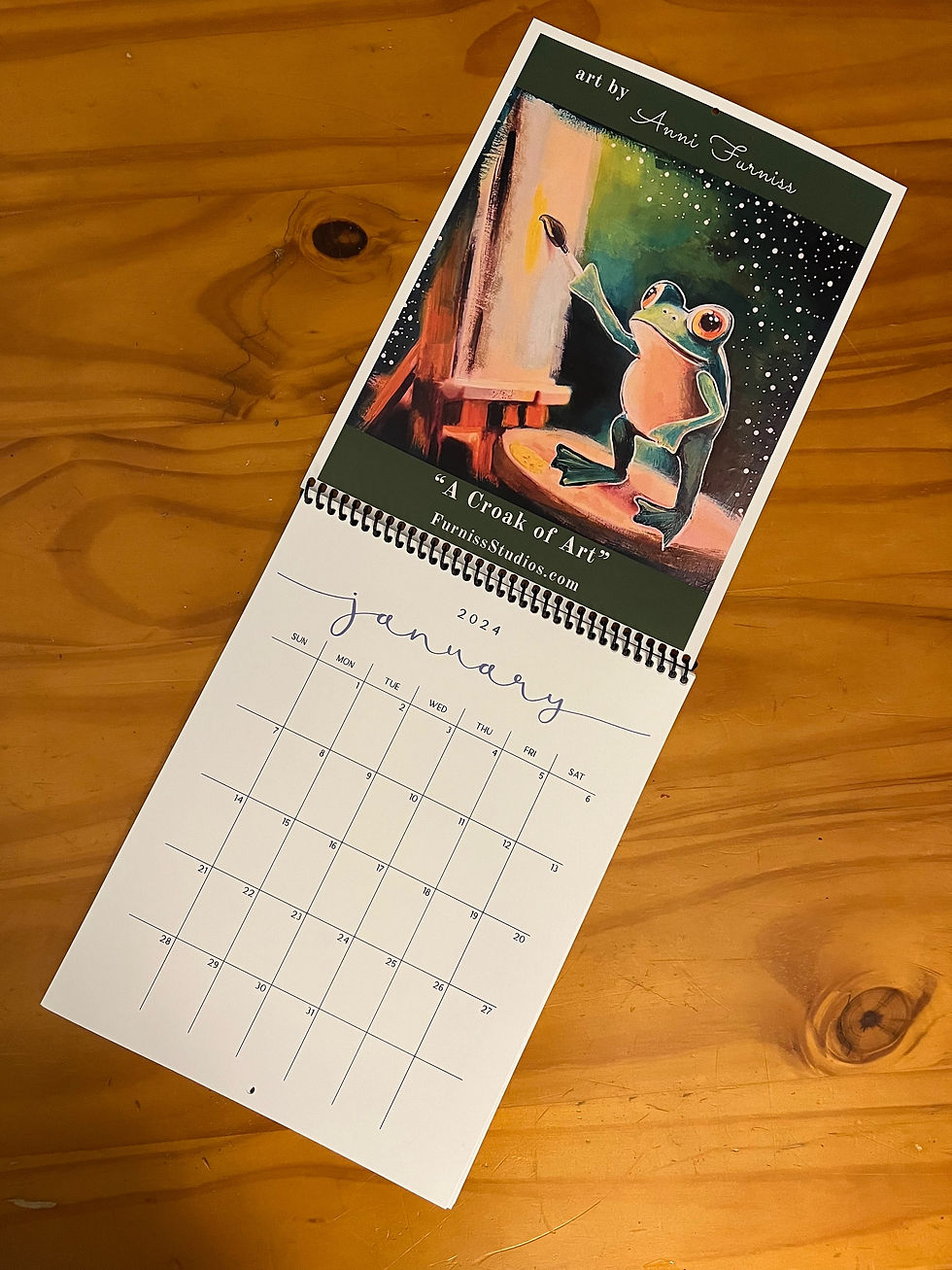 Anni - Order 2024 Frog Calendar! Free Shipping! | anniandjohn anni-order-2024-frog-calendar-free-shipping-anniandjohn