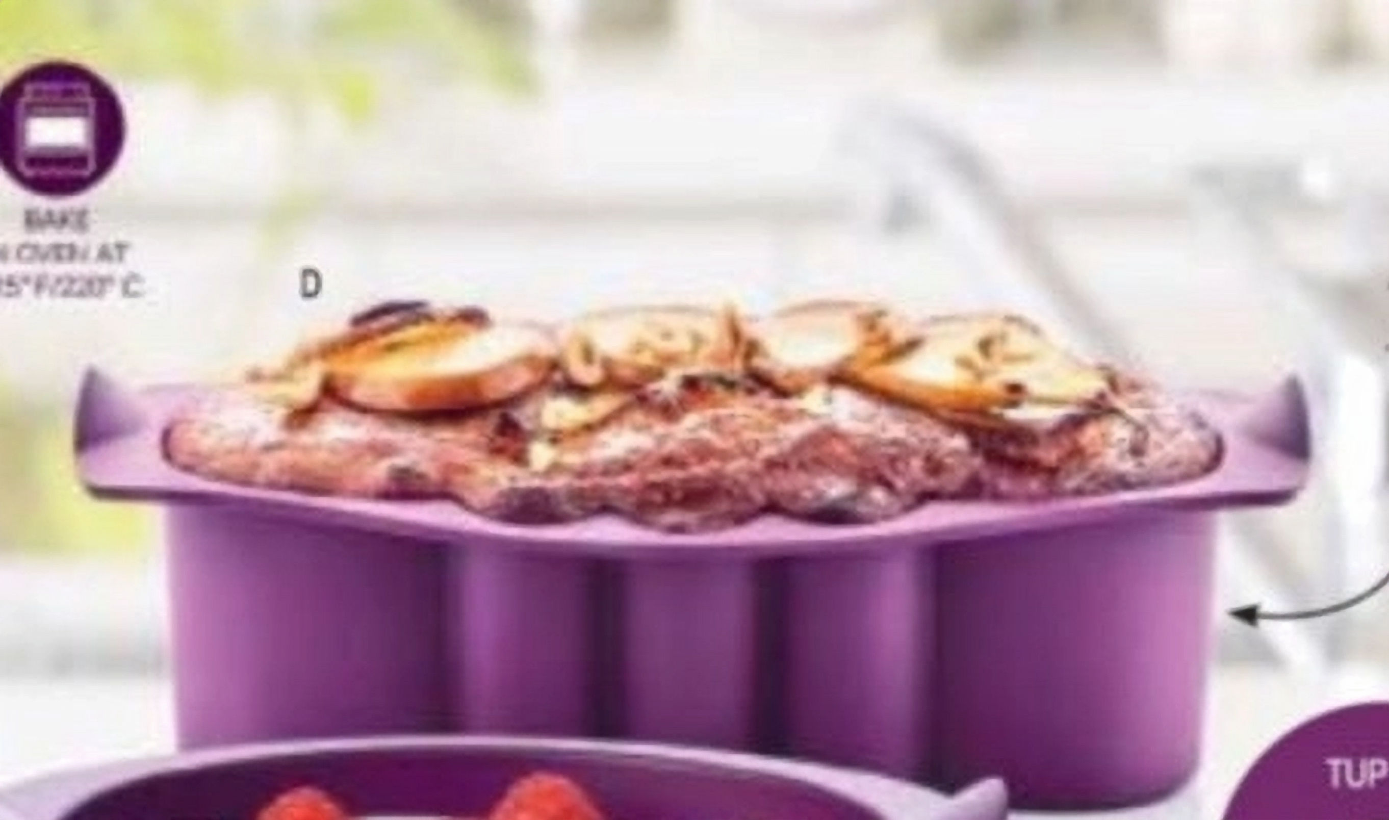 Silicone KING Cake Pan - Rhubarb - 1.5L