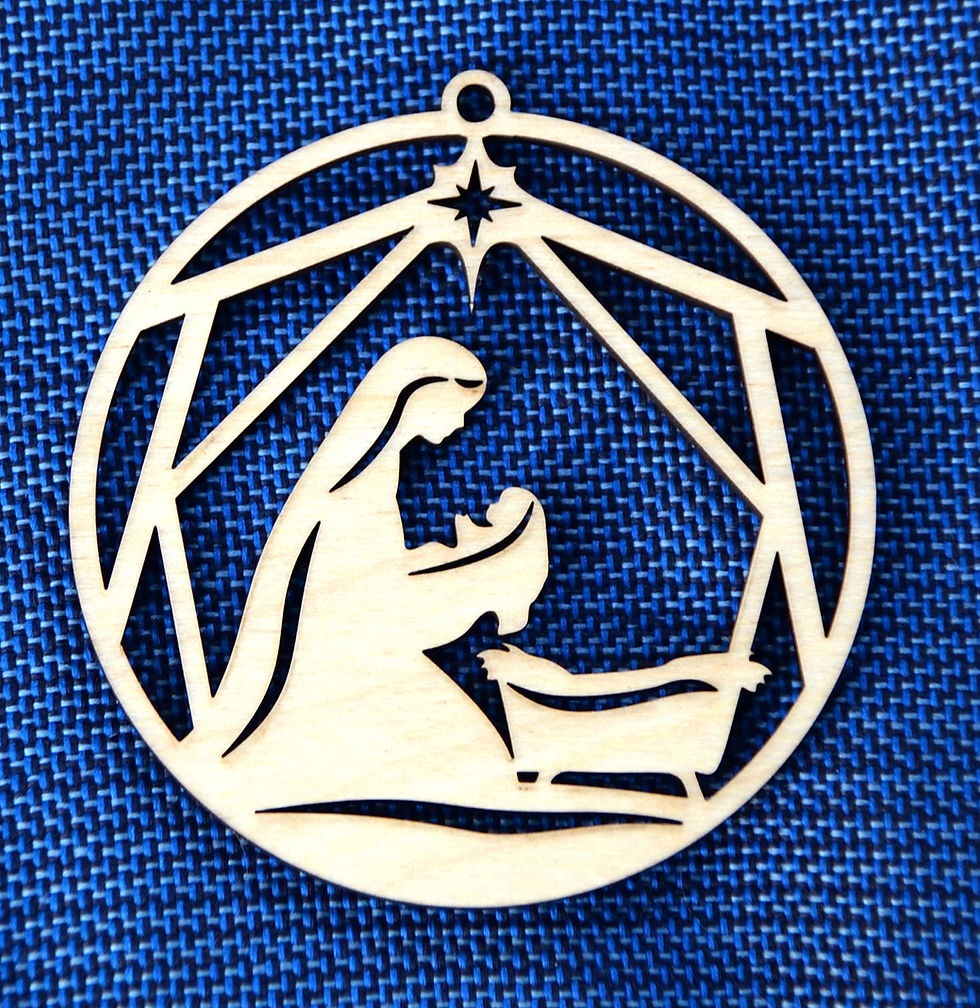 Thumbnail: Christmas Nativity Ornaments
