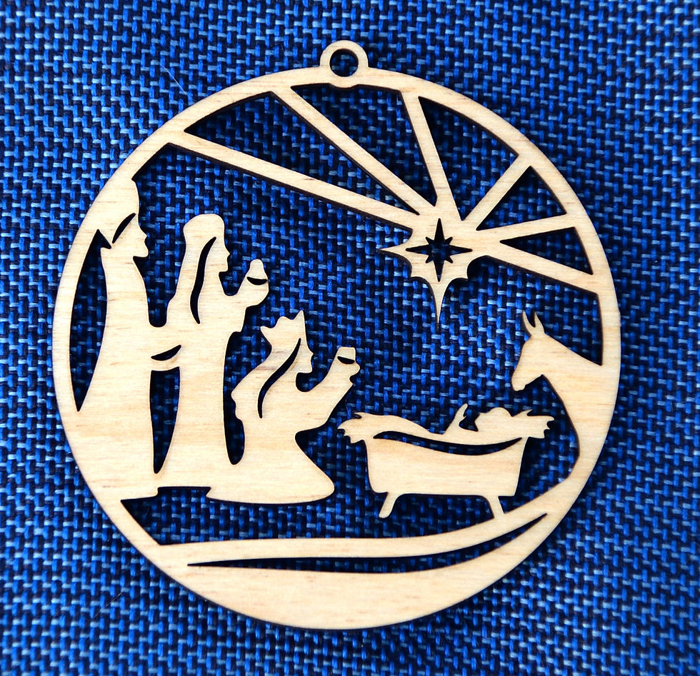 Thumbnail: Christmas Nativity Ornaments