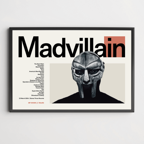 Madvillain - Madvillainy | Album Artwork Poster