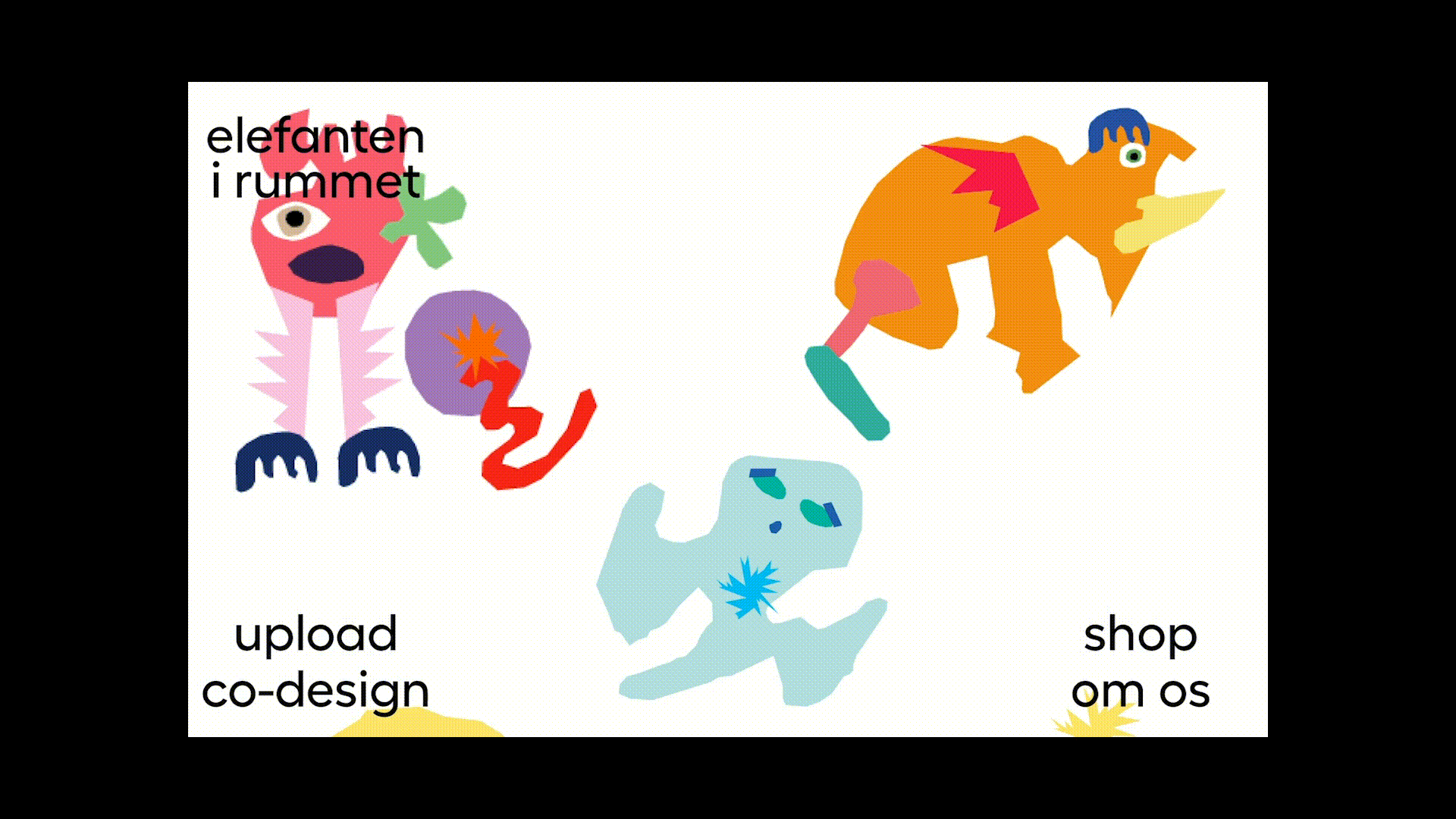 Visuel Identitet og Grafisk Design for Elefanten i rummet