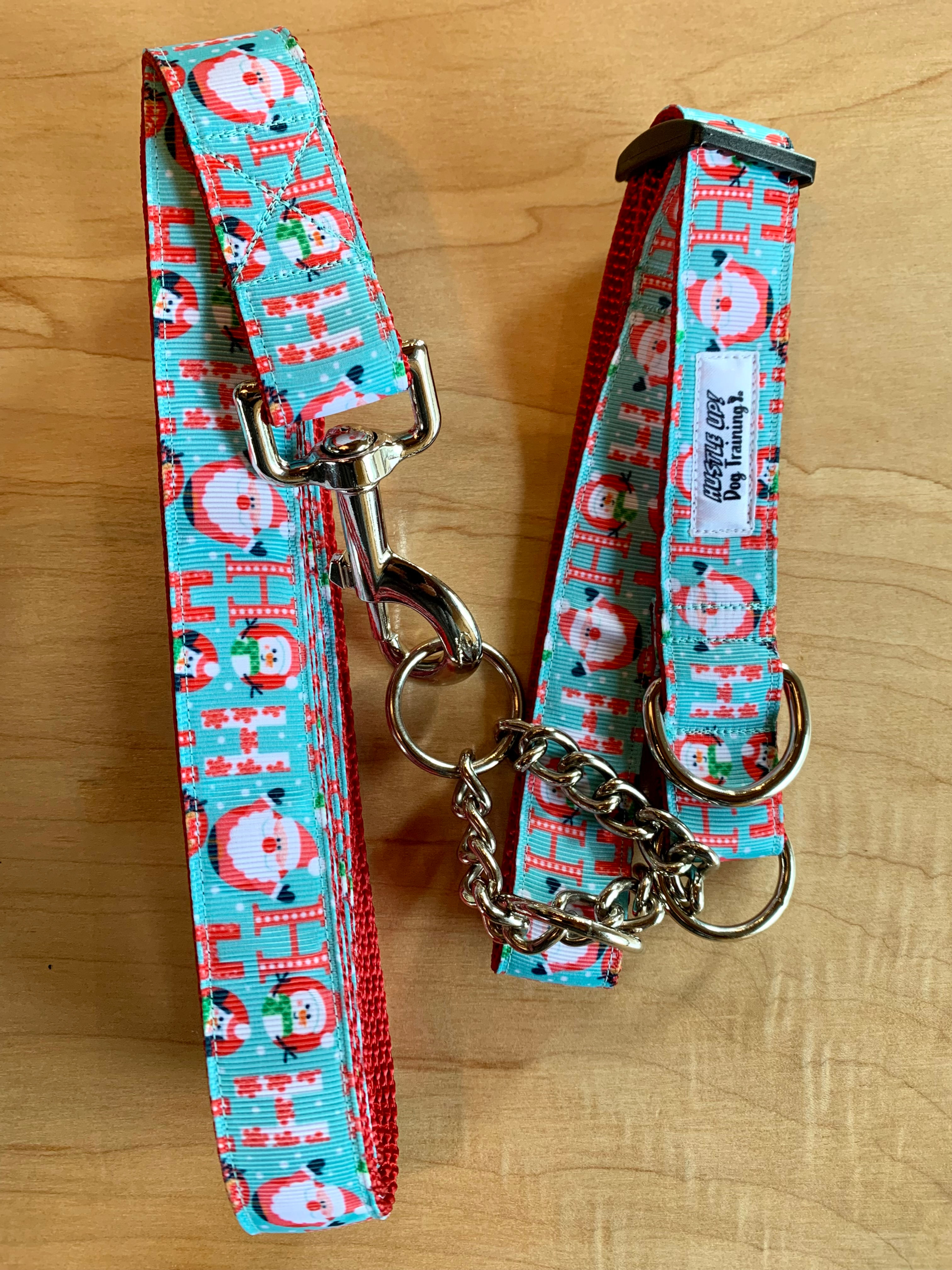 Ho Ho Ho Dog Collar & Leash