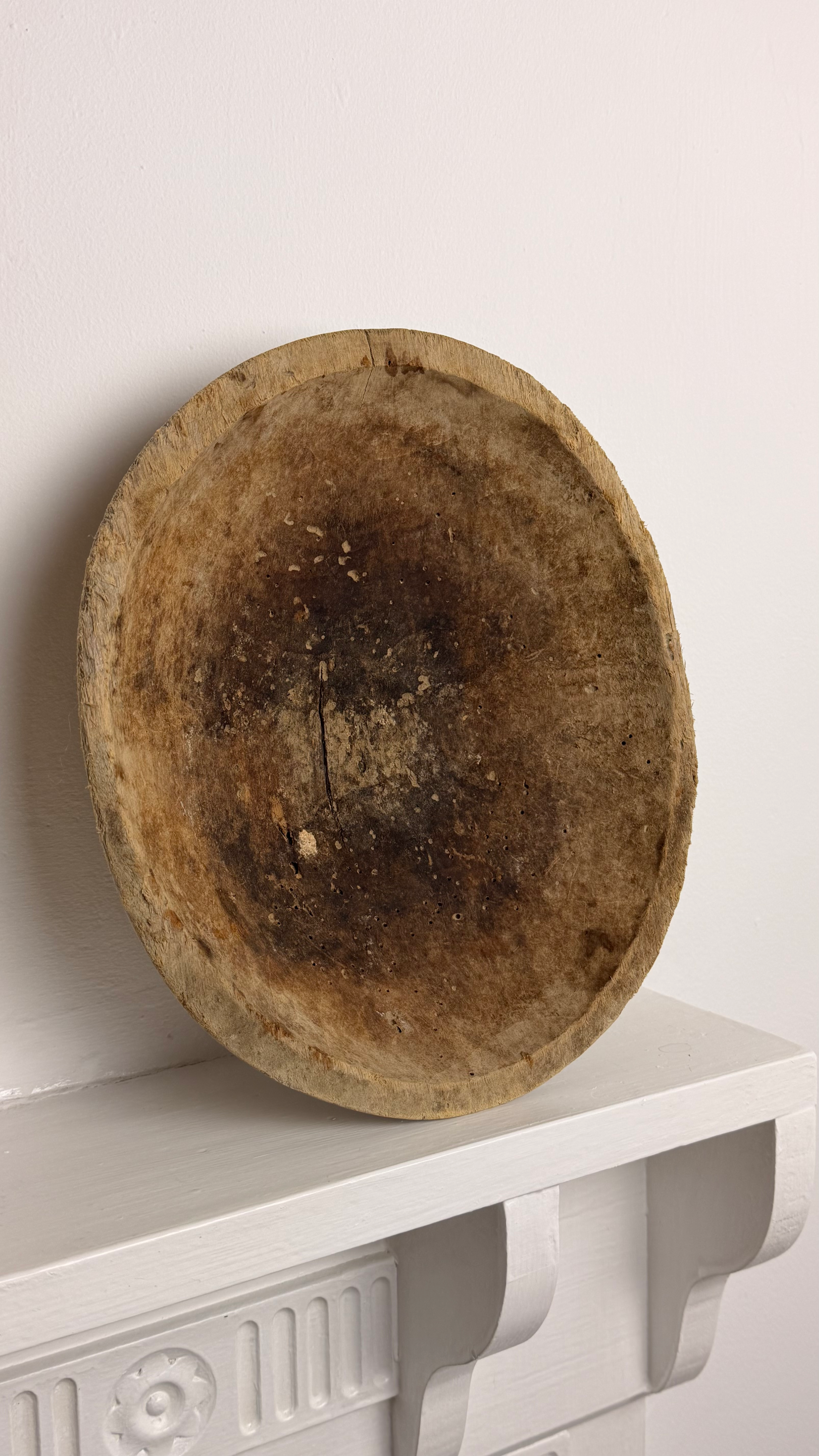 Vintage Hungarian Folk Wooden Bowl