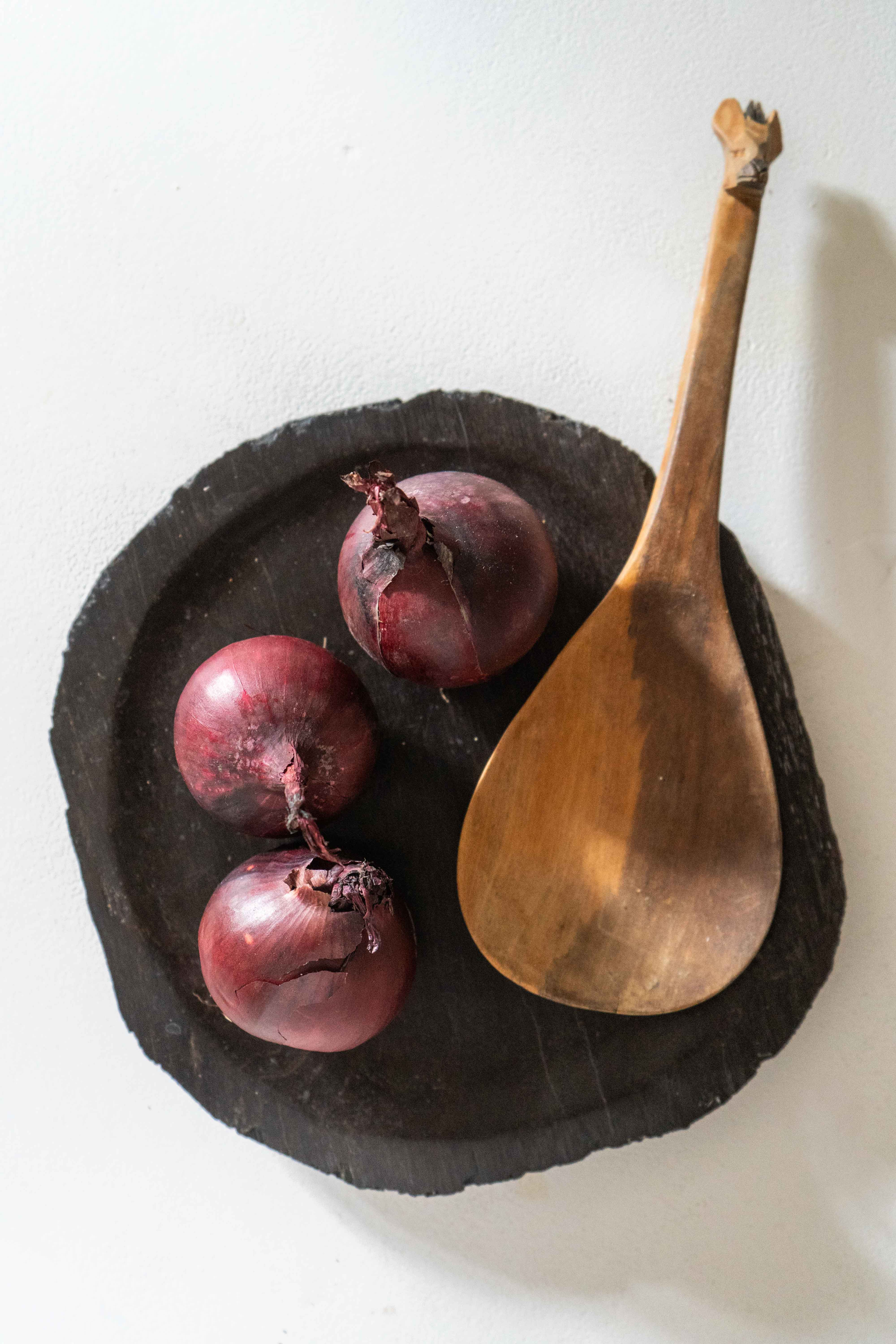 Hand-Carved Indonesian Slate Stone Tray