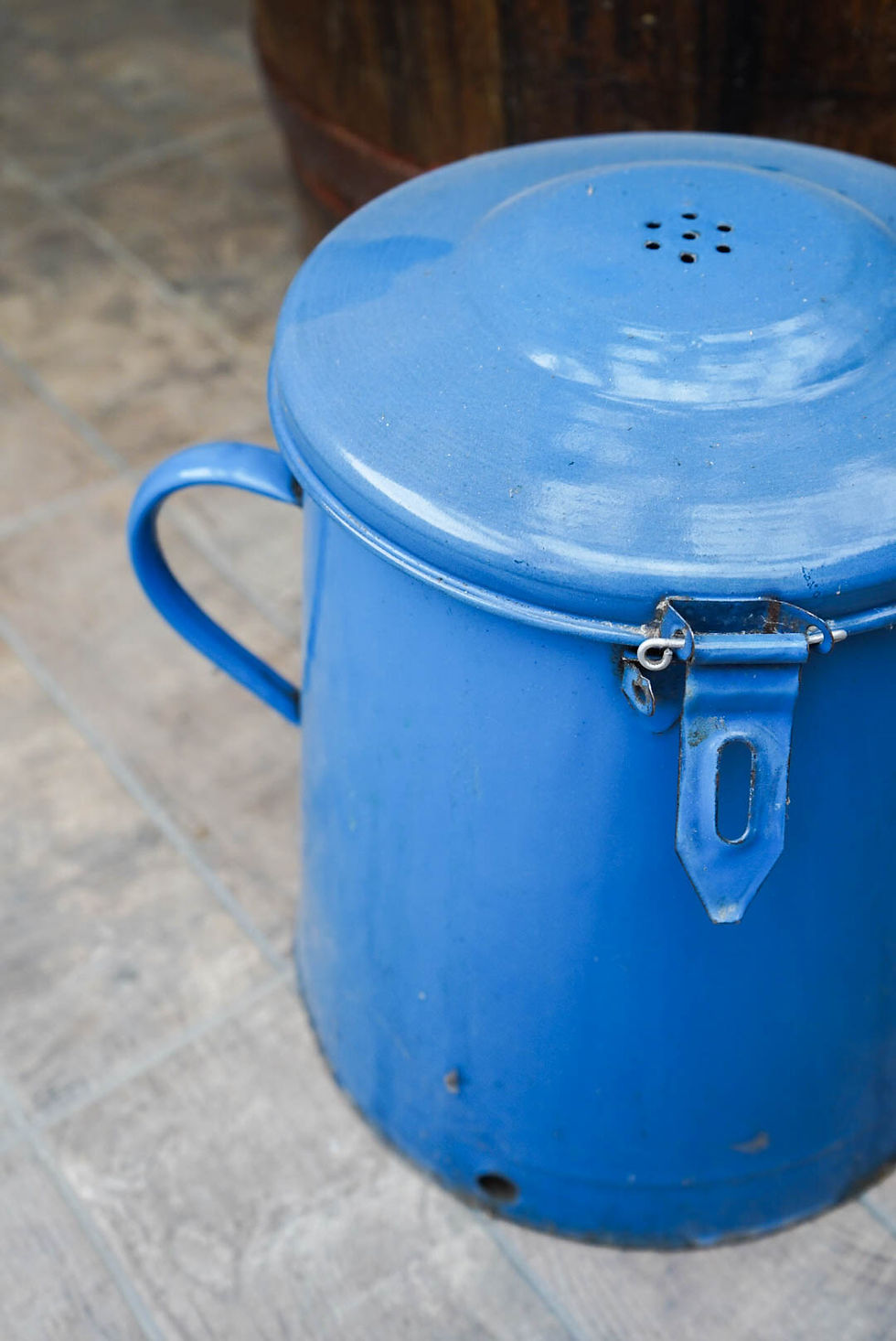 Thumbnail: Vintage Enamel Fat-Keeping Pot